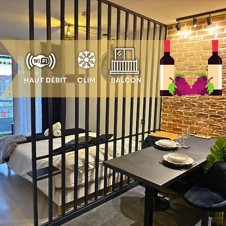 Cosy Roc - Wifi, Balcon, Tv, Clim, Equipe * Lourdes